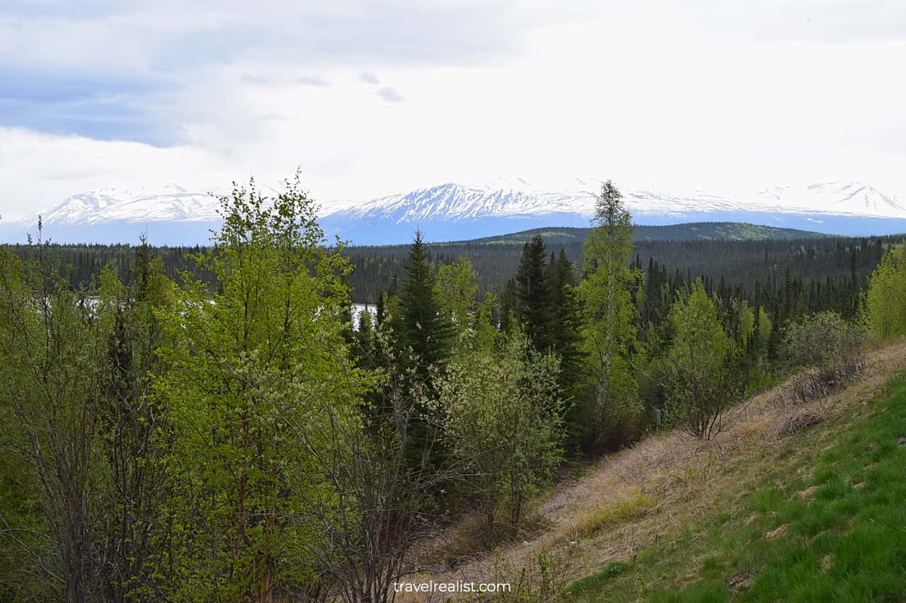 Views from McCarthy Road in Wrangell-St. Elias National Park & Preserve, Alaska, US
