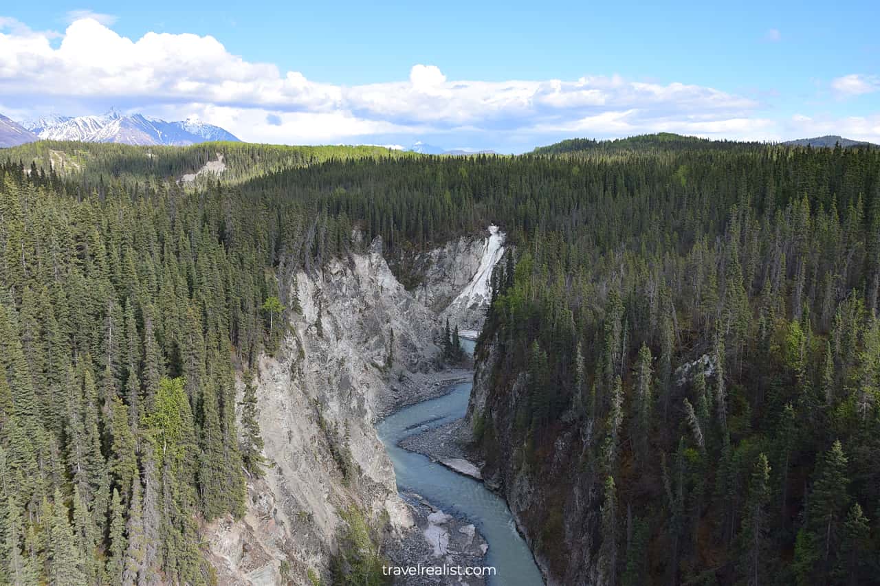 Kuskulana River views in Wrangell-St. Elias National Park & Preserve, Alaska, US