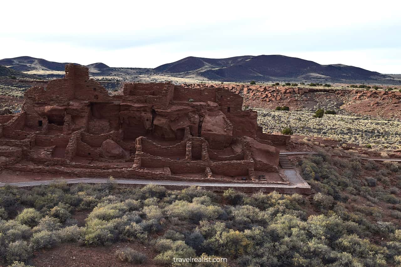 Pueblo dwellings in Wupatki National Monument, Arizona, US