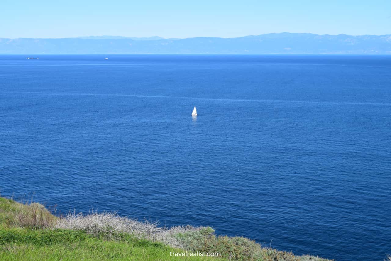 Yachts near Channel Islands National Park, California, US