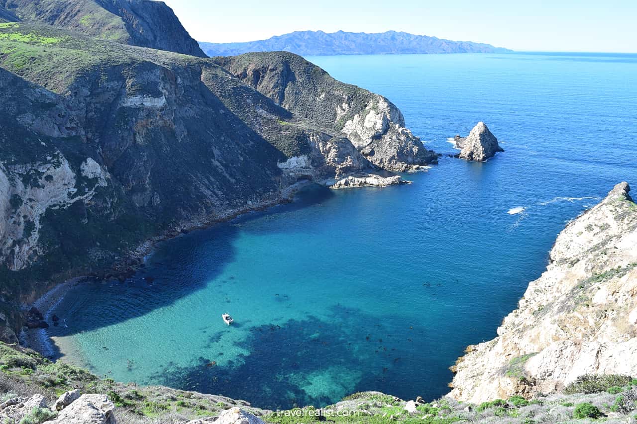 Iconic Potato Harbor view in Channel Islands National Park, California, US