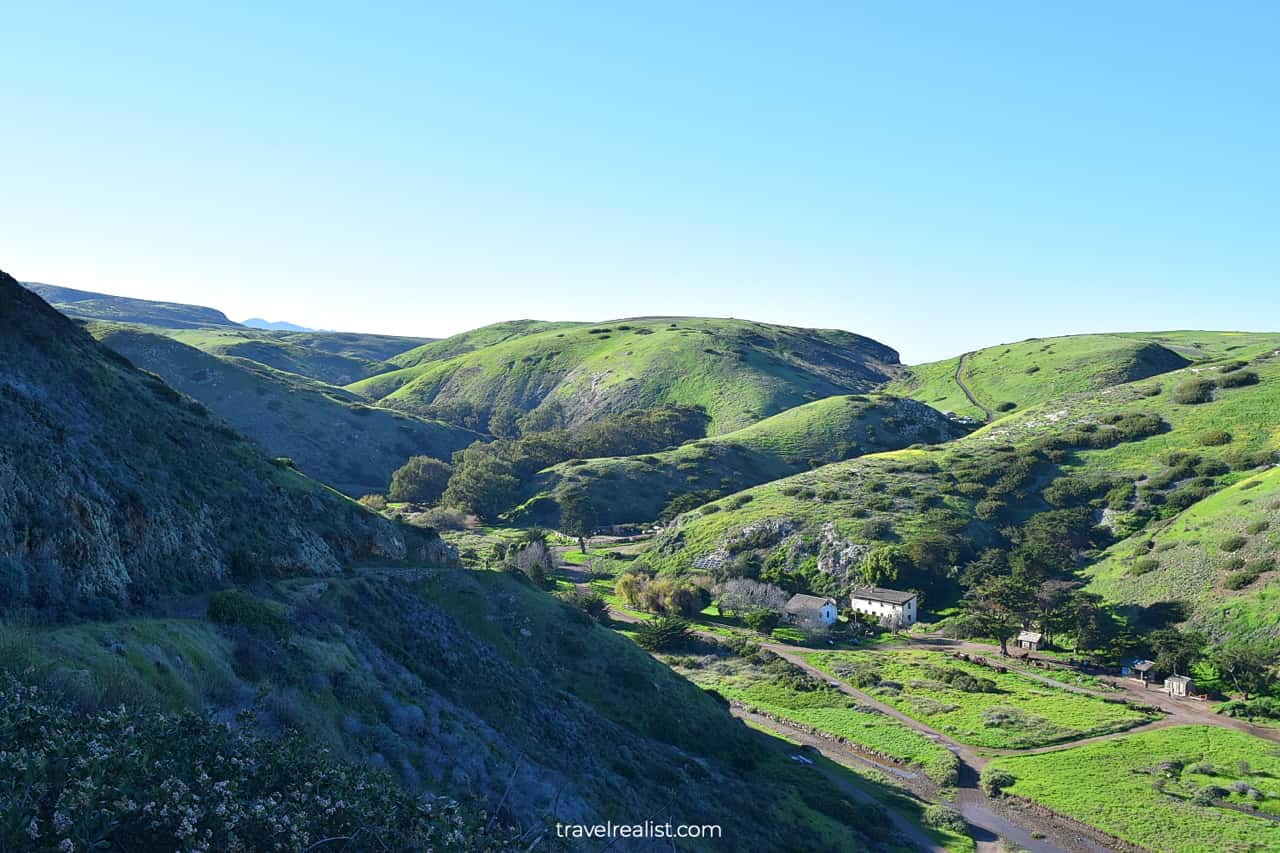 Scorpion Anchorage views in Channel Islands National Park, California, US