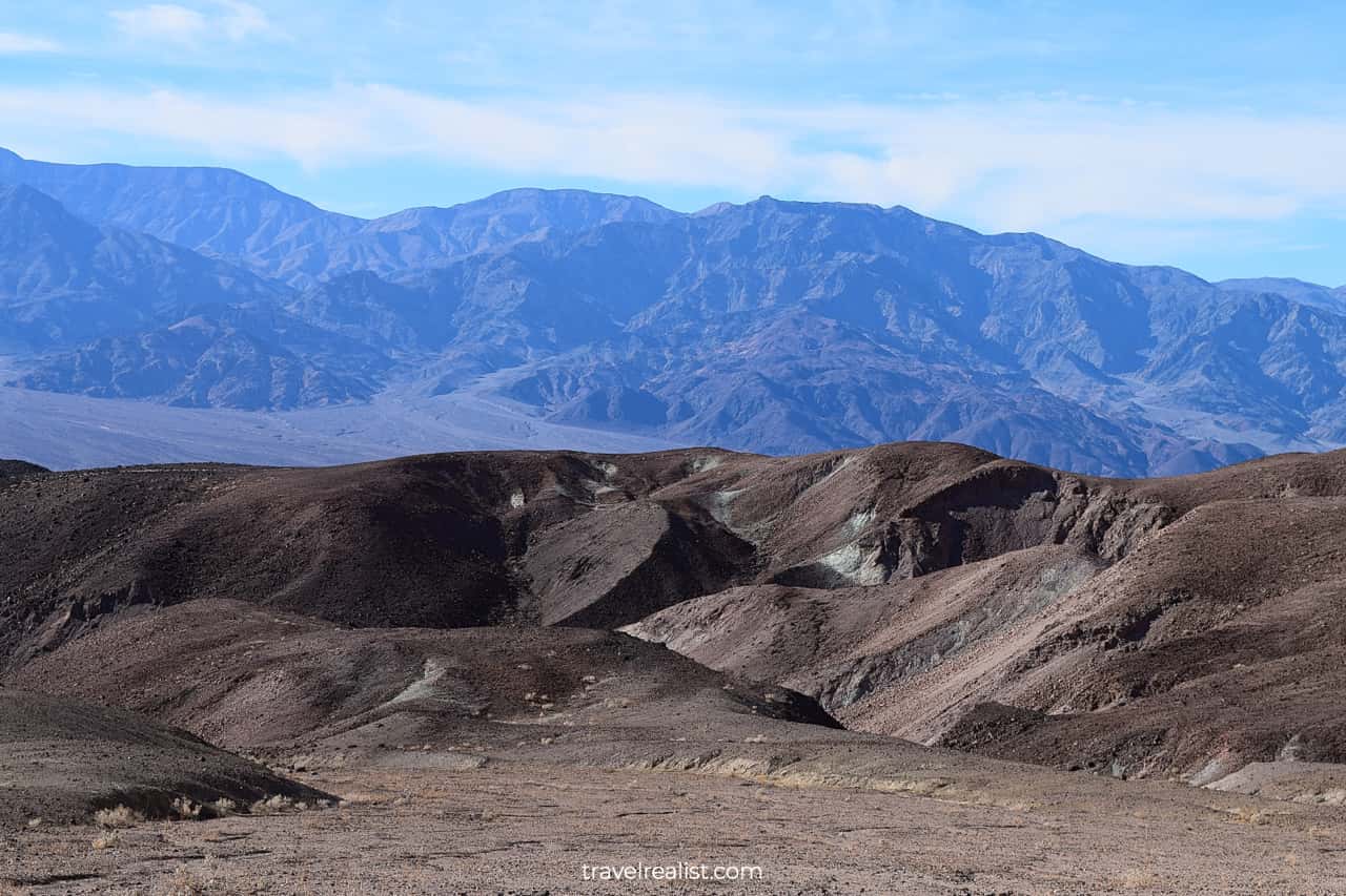 Artist Point start in Death Valley National Park, California, US