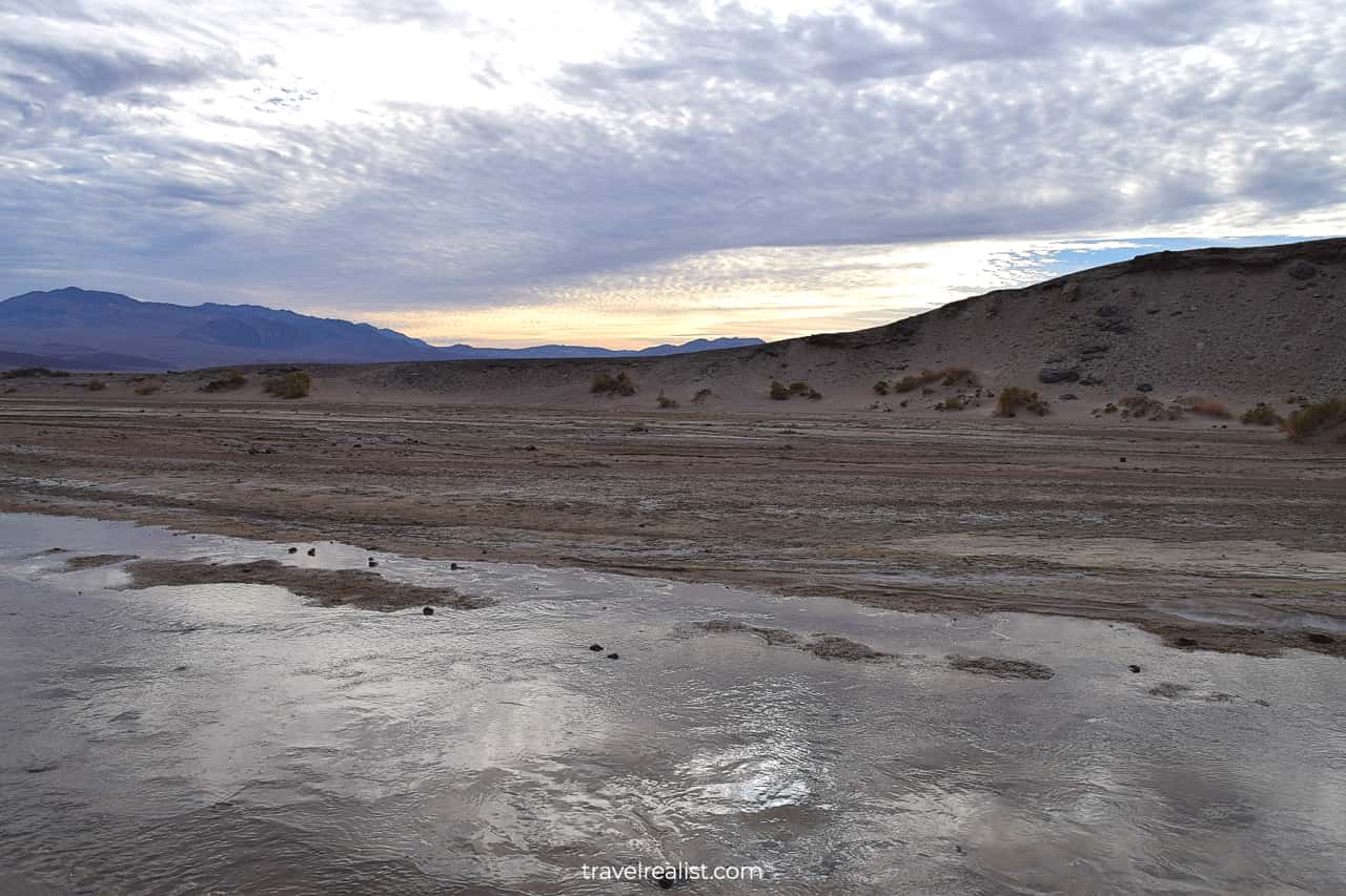 Salt Creek Reflections in Death Valley National Park, California, US