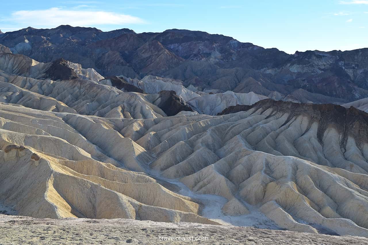 Zabriskie Point in Death Valley National Park, California, US