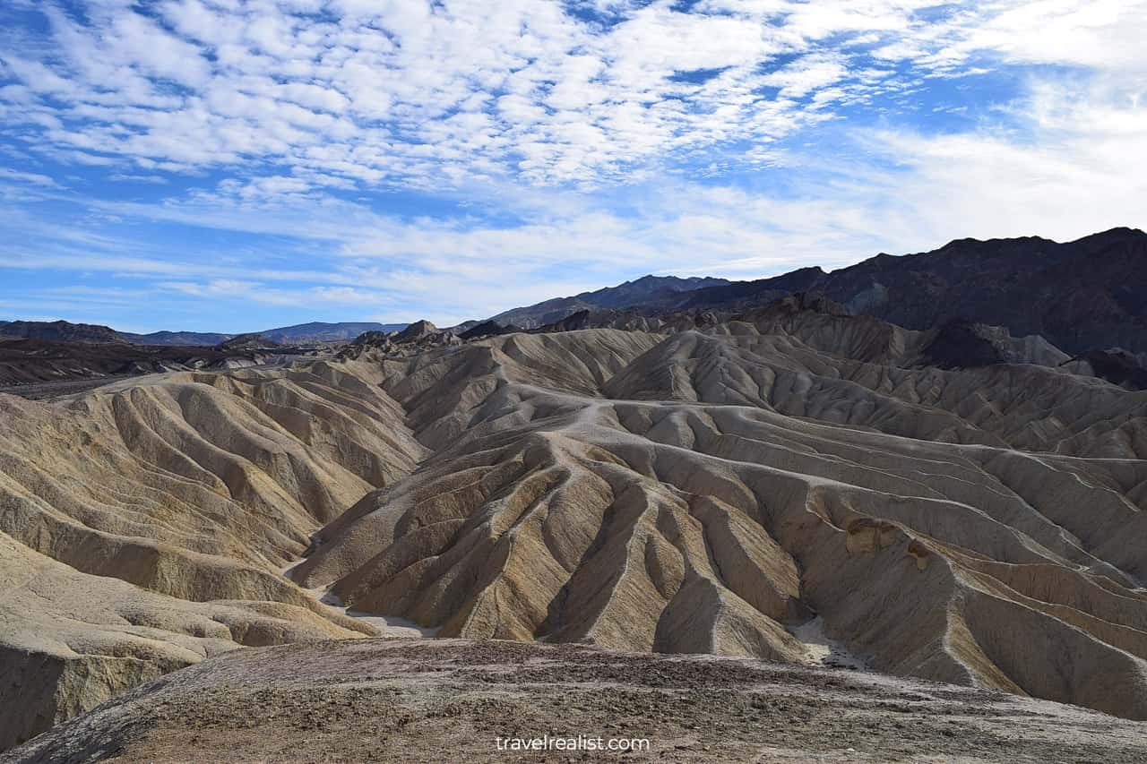 Zabriskie Point in Death Valley National Park, California, US