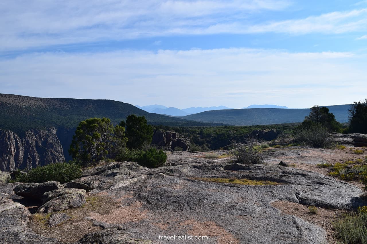 Dragon Point in Black Canyon of the Gunnison, Colorado, US