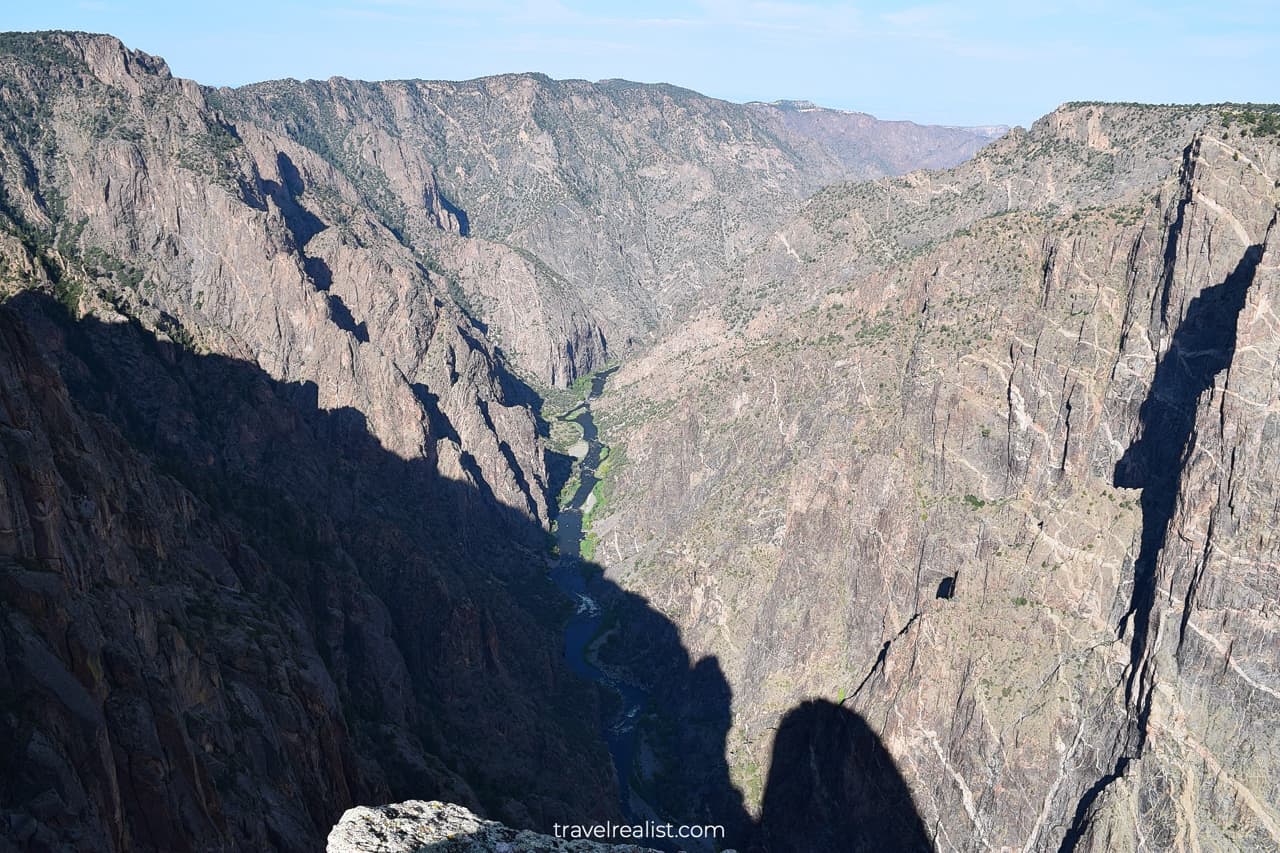 Canyon views in Black Canyon of the Gunnison, Colorado, US