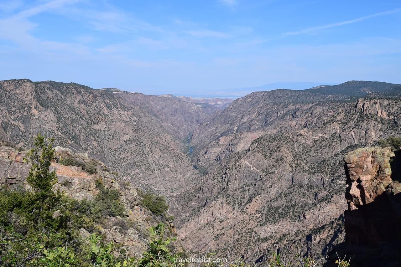 Sunset View in Black Canyon of the Gunnison, Colorado, US