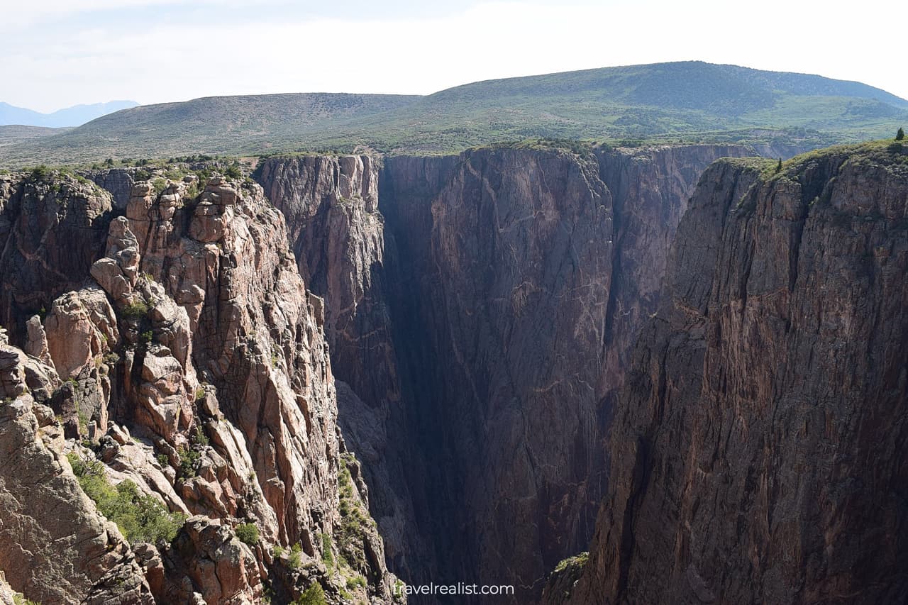 Devils Lookout in Black Canyon of the Gunnison, Colorado, US