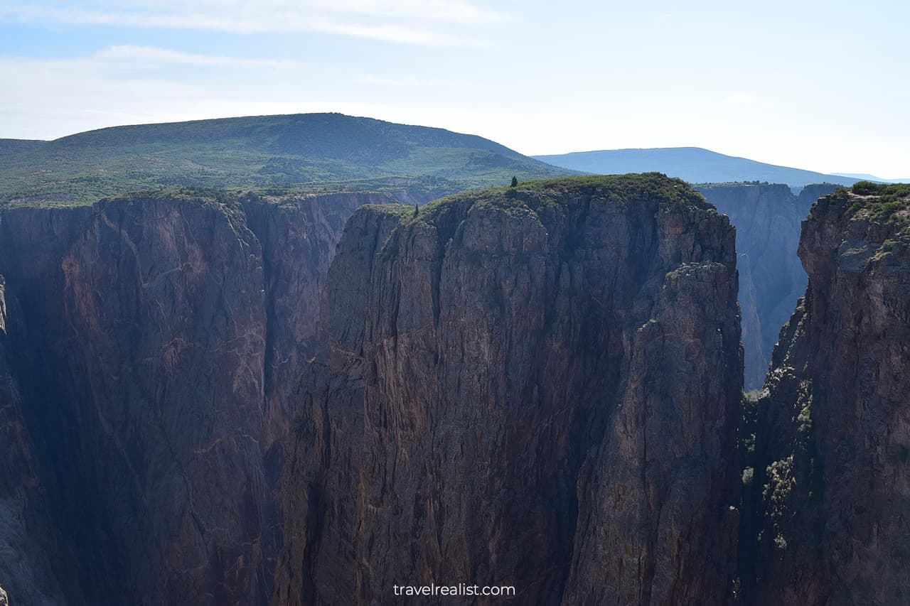 Devils Lookout in Black Canyon of the Gunnison, Colorado, US