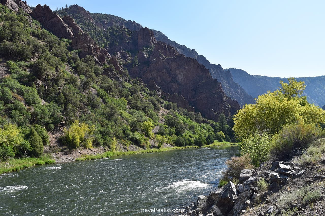 East Portal in Black Canyon of the Gunnison, Colorado, US