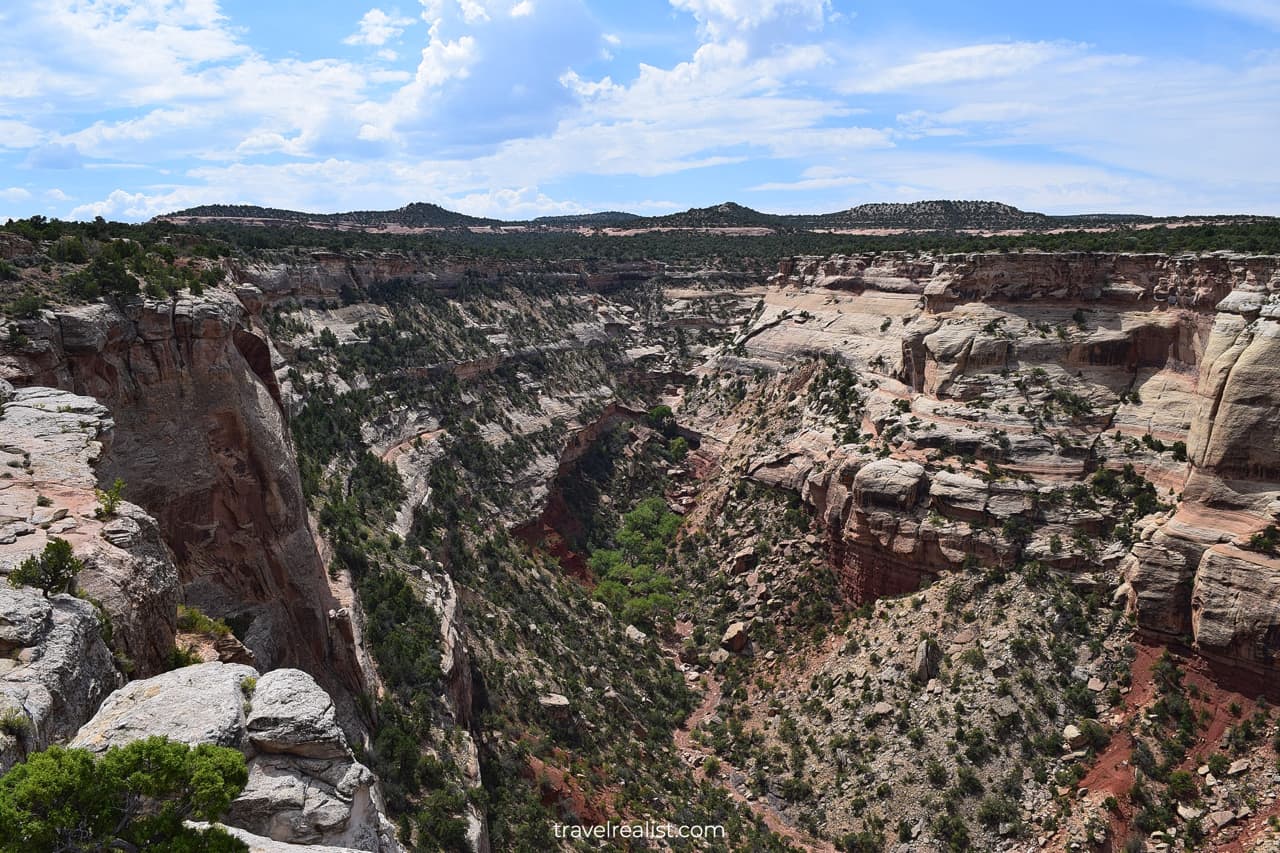 Cold Shivers Point in Colorado National Monument, US