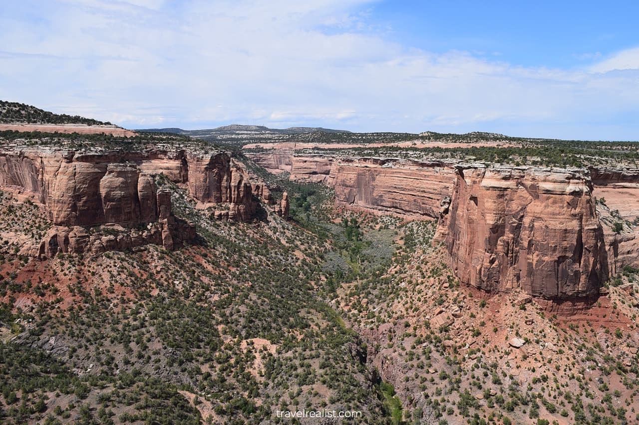 Ute Canyon overlook in Colorado National Monument, US