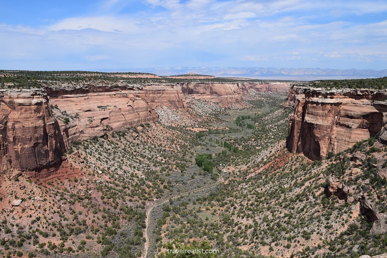 Ute Canyon View in Colorado National Monument, US