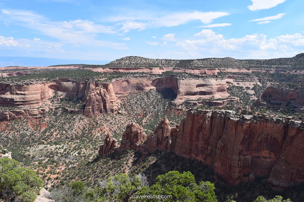 Artists Point in Colorado National Monument, US
