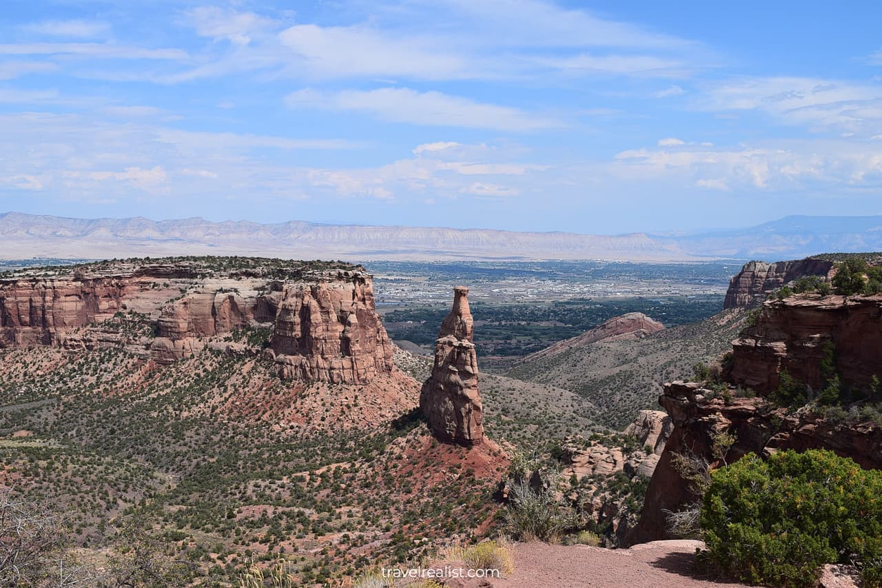 Independence Monument view in Colorado National Monument, US