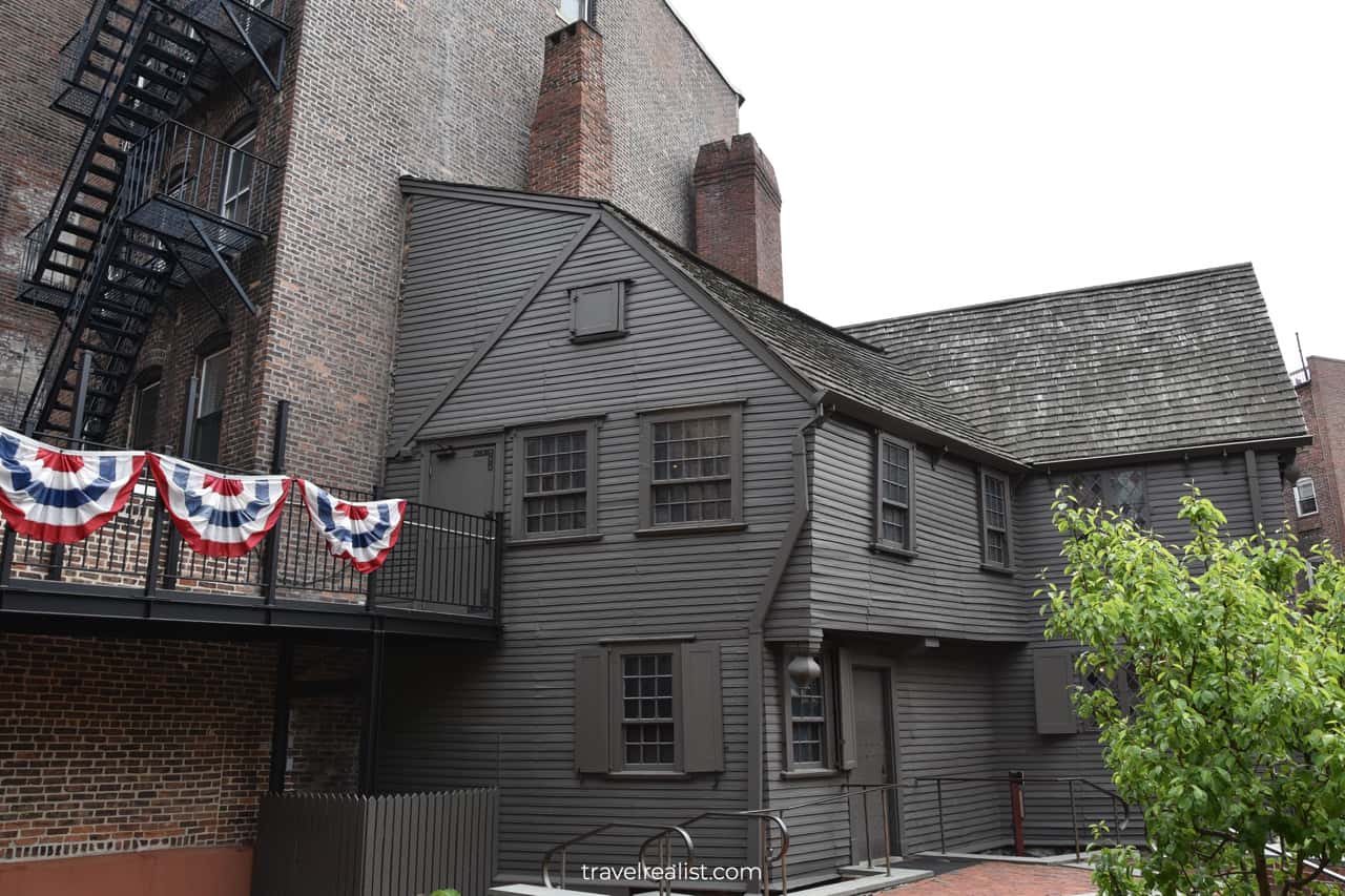 Paul Revere House in Boston, Massachusetts, US
