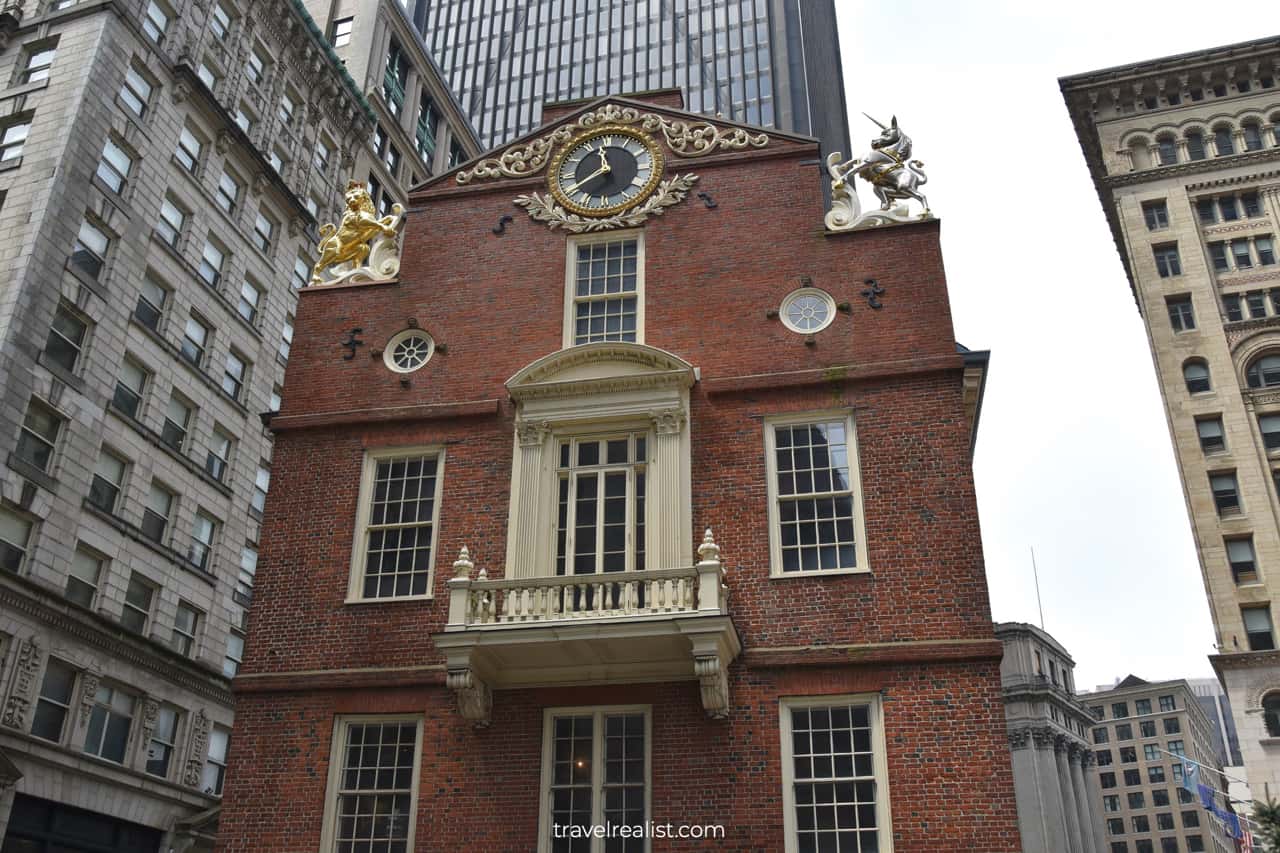 Old State House in Boston, Massachusetts, US