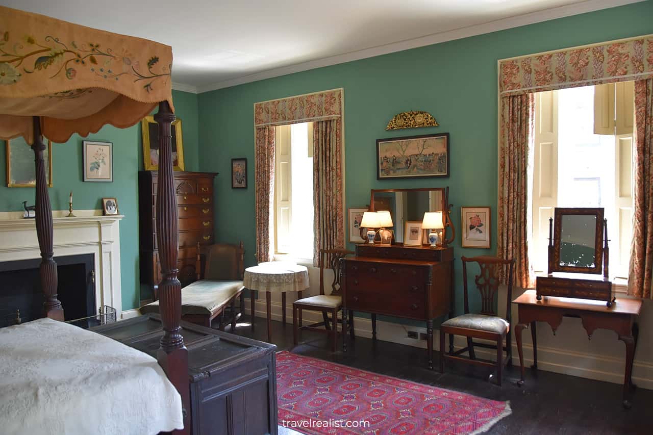 Master bedroom in Nichols House Museum, Boston, Massachusetts, US