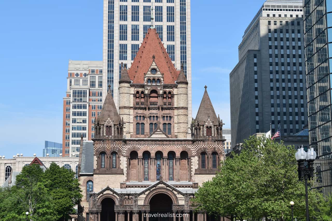 Trinity Church in Boston, Massachusetts, US