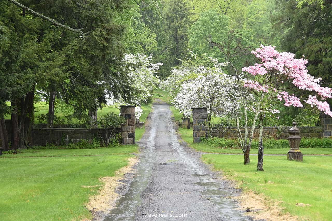 Grounds around Ringwood Manor in Ringwood State Park, New Jersey, US