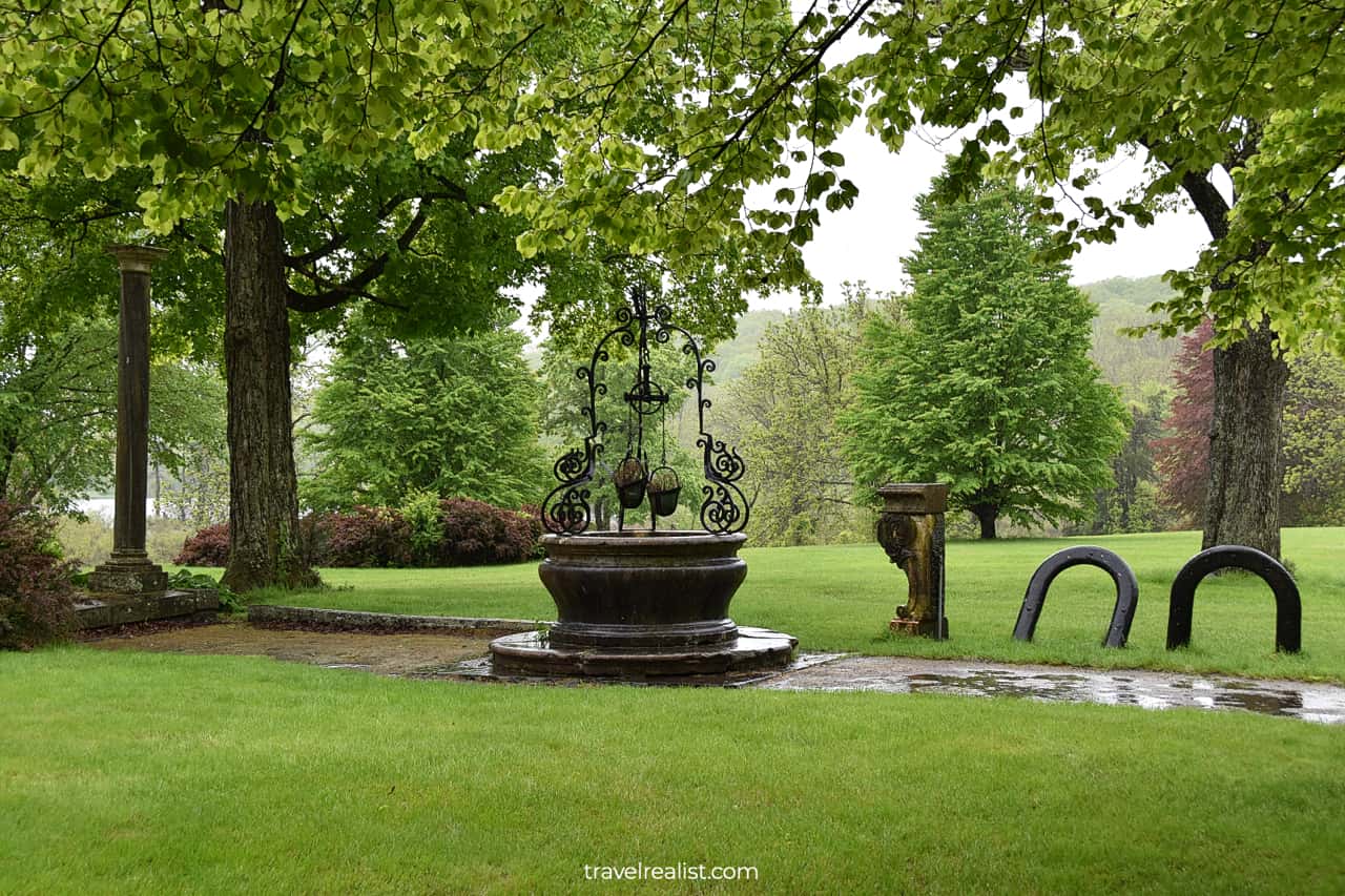 Sculptures around Ringwood Manor in Ringwood State Park, New Jersey, US