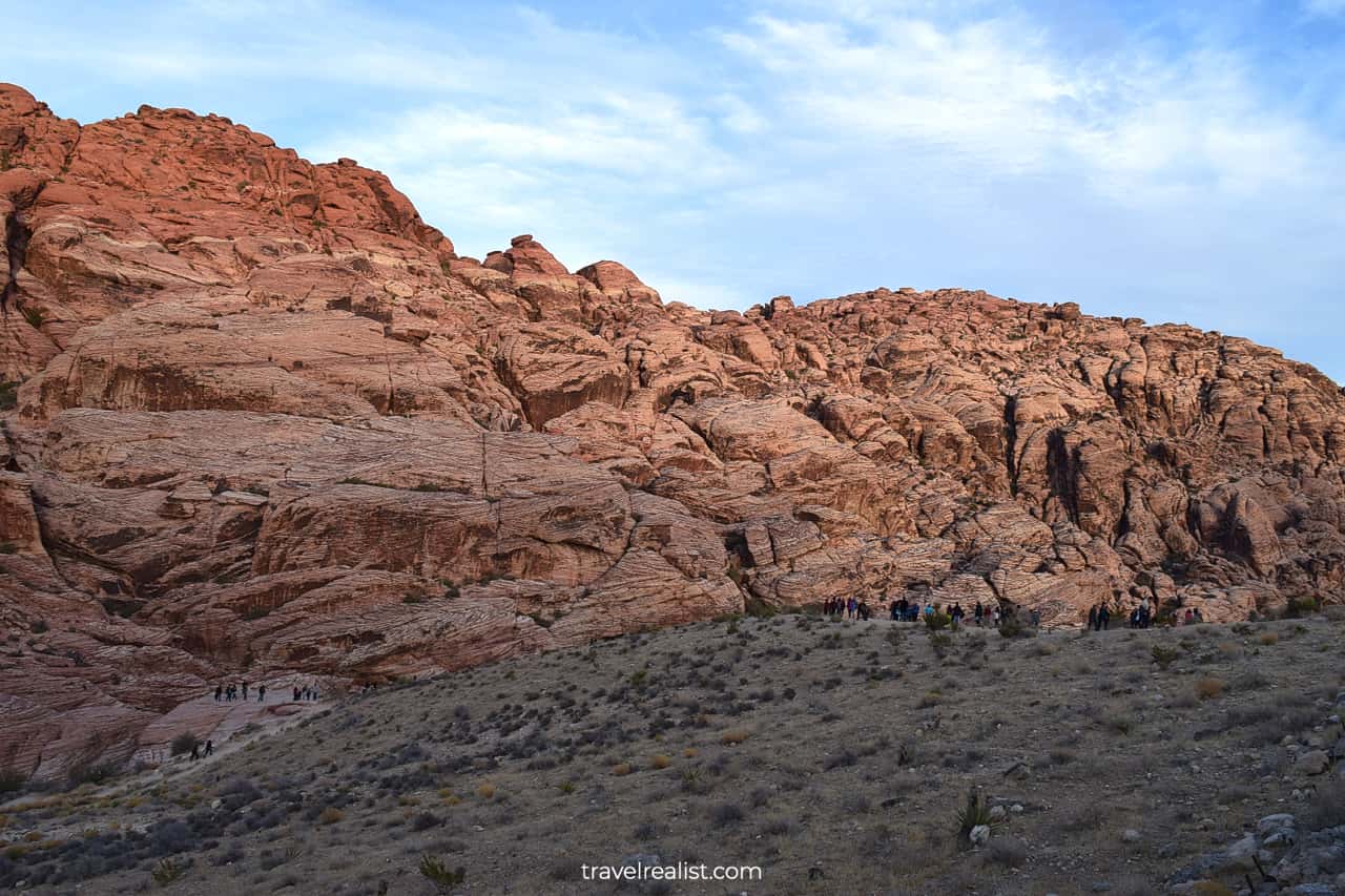 Calico Overlook in Red Rock Canyon National Conservation Area, Nevada, US