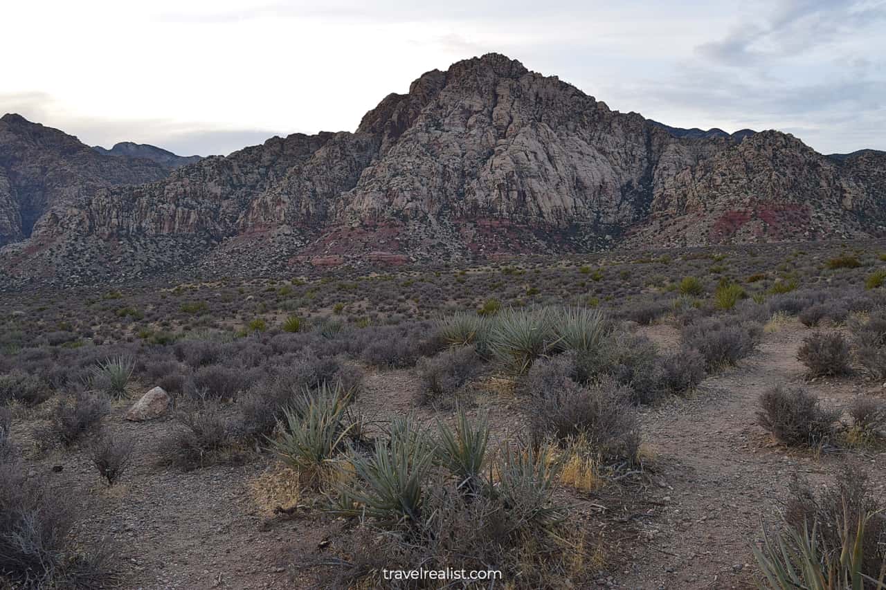 White Rock in Red Rock Canyon National Conservation Area, Nevada, US