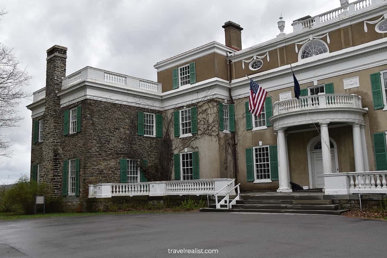 President's mansion in Home of Franklin D Roosevelt National Historic Site, New York, US