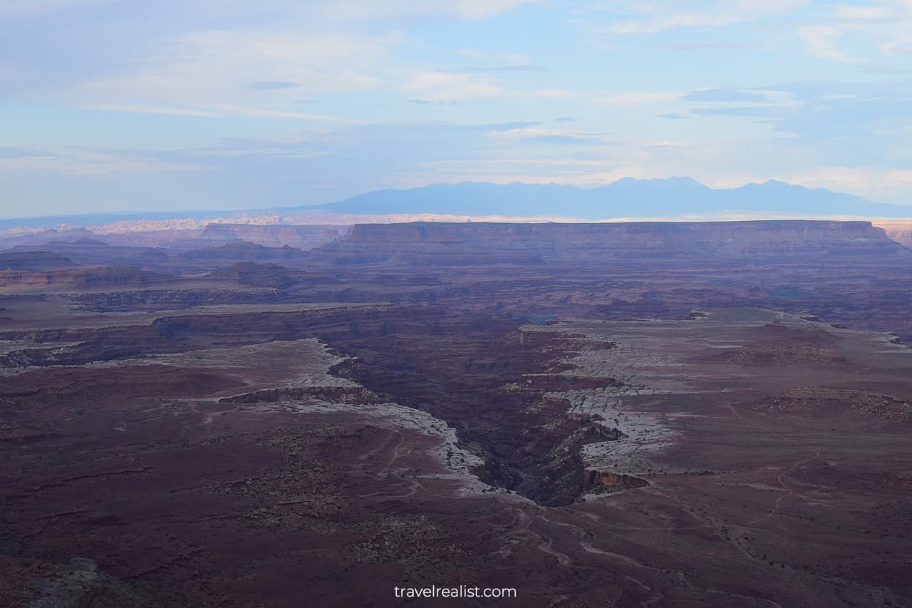 Stunning Buck Canyon Overlook in Canyonlands National Park, Utah, US