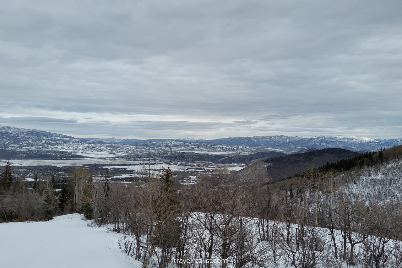 Well maintained slopes in Park City, Utah, US