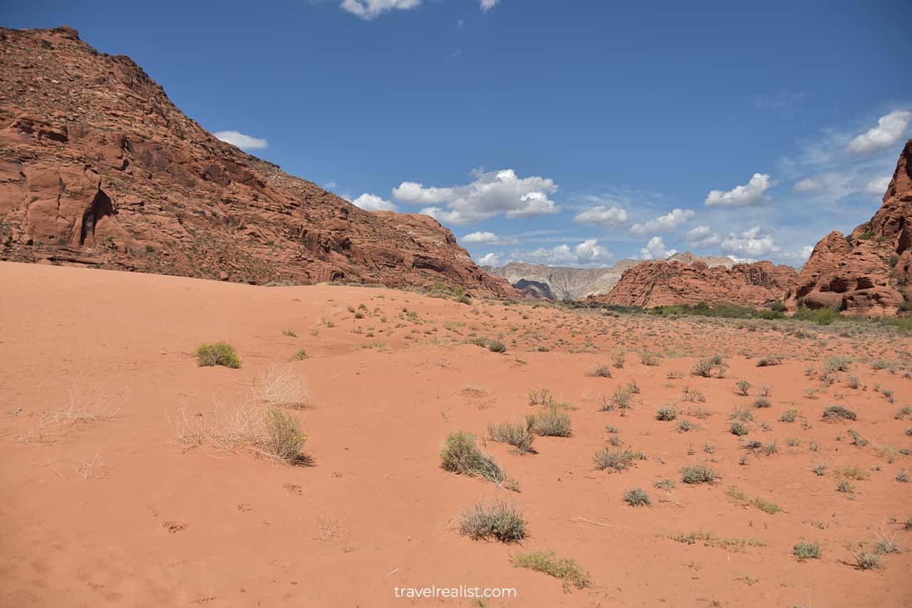 Sand Dunes in Snow Canyon State Park, Utah, US
