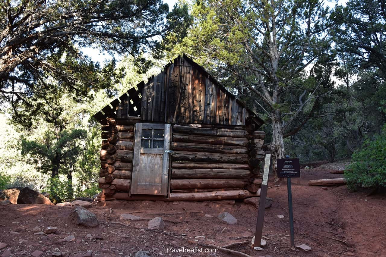 Larson Cabin on Taylor Creek Trail in Zion National Park, Utah, US