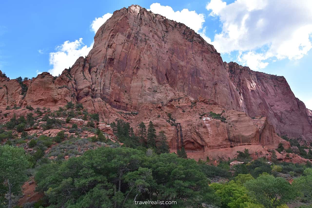 Views of Paria Point in Zion National Park, Utah, US